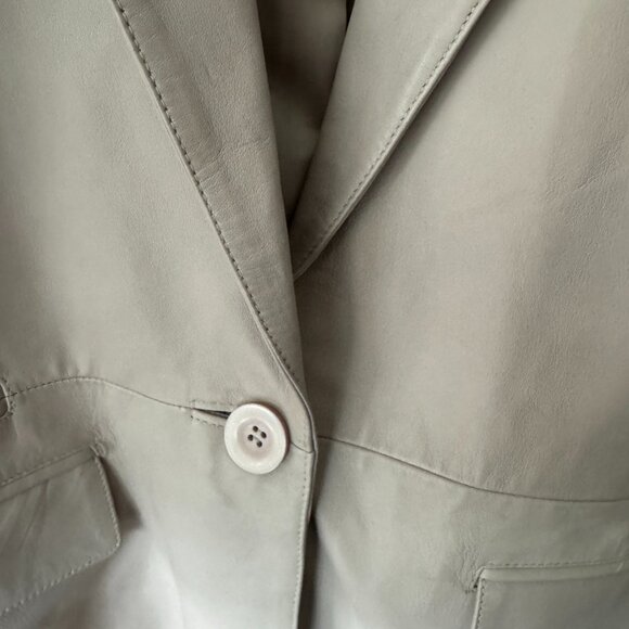 Bod & Christensen - SINGLE‑BREASTED LEATHER BLAZER - Picture 11 of 15